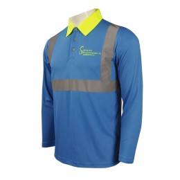 D231 度身訂製撞色領口長袖工業制服  網上下單反光帶長袖工業制服  建築行業 工業制服專營店 D231 度身訂製撞色領口長袖工業制服  網上下單反光帶長袖工業制服  建築行業 工業制服專營店